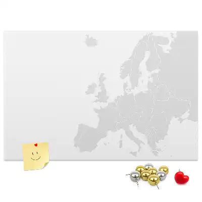 Nástenka do detskej izby Mapa Európy