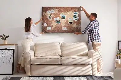 Nástenka do detskej izby Mapa sveta na tehle