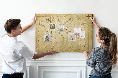 Nástenka do detskej izby Mapa starého sveta
