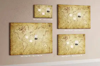 Nástenka do detskej izby Mapa starého sveta