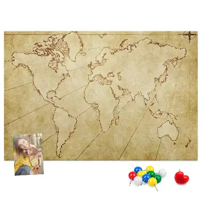 Nástenka do detskej izby Mapa starého sveta
