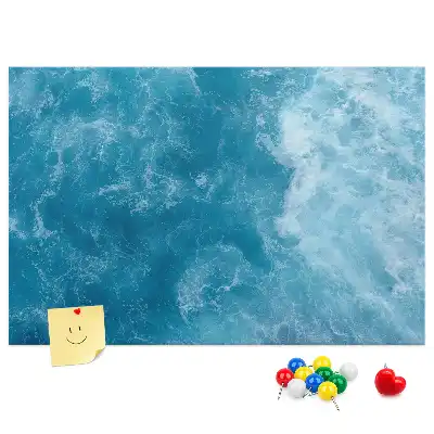 Korková nástenka s motívom mora a vody