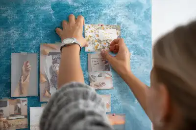 Korková nástenka s motívom mora a vody