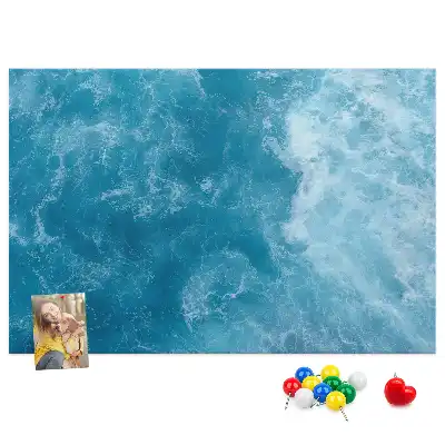 Korková nástenka s motívom mora a vody