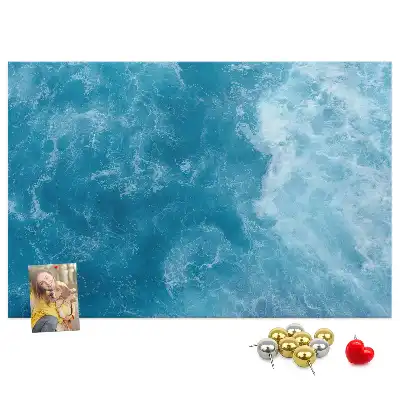 Korková nástenka s motívom mora a vody