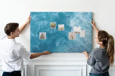 Korková nástenka s motívom mora a vody