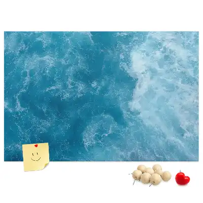 Korková nástenka s motívom mora a vody