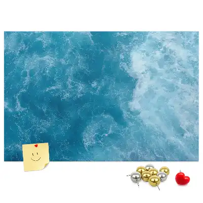 Korková nástenka s motívom mora a vody