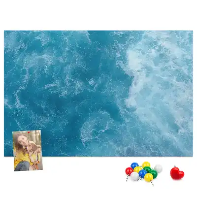Korková nástenka s motívom mora a vody
