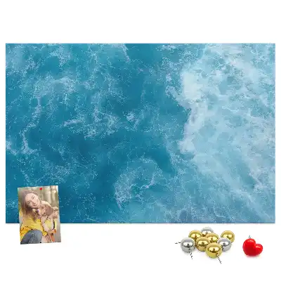 Korková nástenka s motívom mora a vody