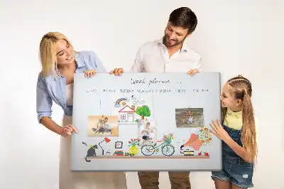 Týždenná nástenka kalendár do detskej izby