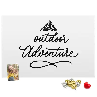 Korková nástenka s motivačným citátom