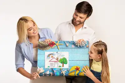 Korková nástenka s námorníckymi dekoráciami