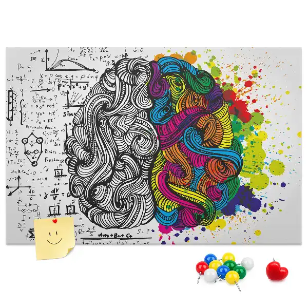 Nástenka do detskej izby s motívom psychologického myslenia