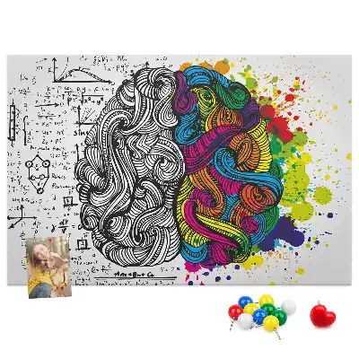 Nástenka do detskej izby s motívom psychologického myslenia