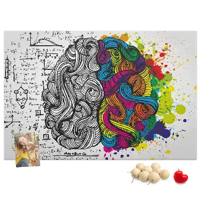 Nástenka do detskej izby s motívom psychologického myslenia
