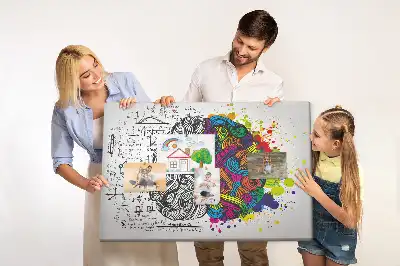 Nástenka do detskej izby s motívom psychologického myslenia