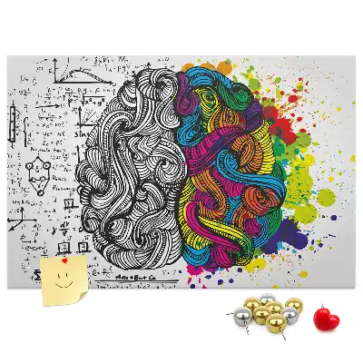 Nástenka do detskej izby s motívom psychologického myslenia