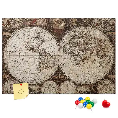 Nástenka do detskej izby Klasický atlas z dávnych čias