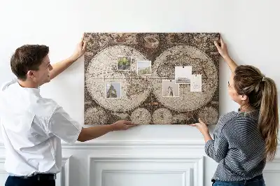 Nástenka do detskej izby Klasický atlas z dávnych čias