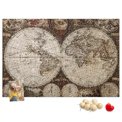 Nástenka do detskej izby Klasický atlas z dávnych čias