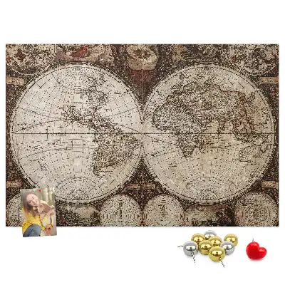 Nástenka do detskej izby Klasický atlas z dávnych čias