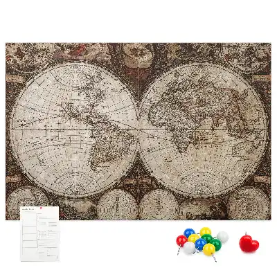 Nástenka do detskej izby Klasický atlas z dávnych čias