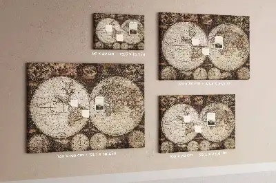 Nástenka do detskej izby Klasický atlas z dávnych čias