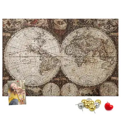 Nástenka do detskej izby Klasický atlas z dávnych čias