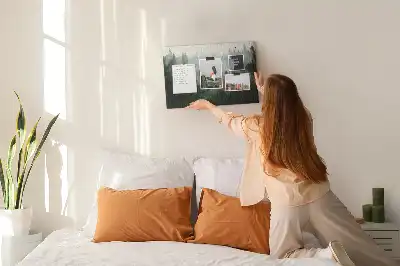 Korková nástenka Hmlistý les