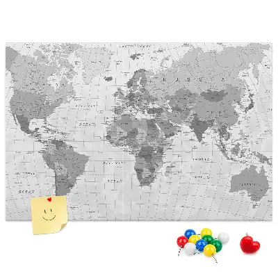 Nástenka do detskej izby Školská politická mapa sveta