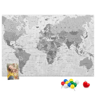 Nástenka do detskej izby Školská politická mapa sveta