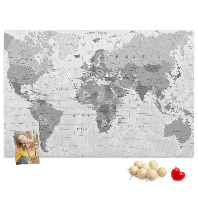 Nástenka do detskej izby Školská politická mapa sveta