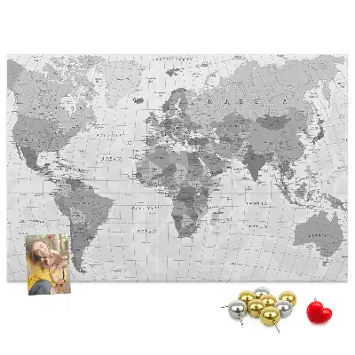 Nástenka do detskej izby Školská politická mapa sveta