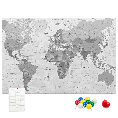 Nástenka do detskej izby Školská politická mapa sveta