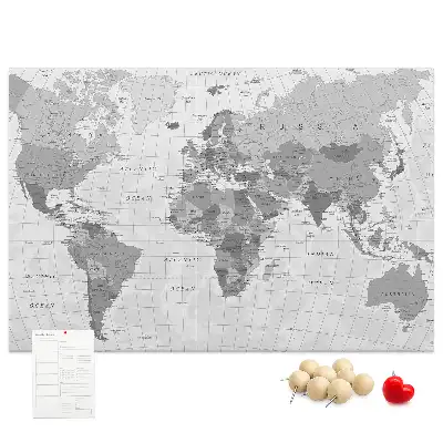 Nástenka do detskej izby Školská politická mapa sveta