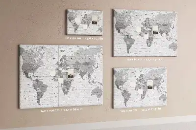 Nástenka do detskej izby Školská politická mapa sveta
