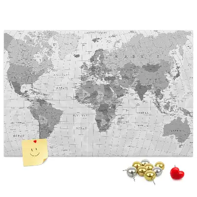Nástenka do detskej izby Školská politická mapa sveta