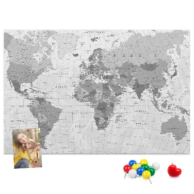 Nástenka do detskej izby Školská politická mapa sveta