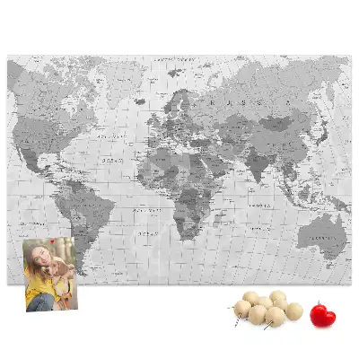 Nástenka do detskej izby Školská politická mapa sveta
