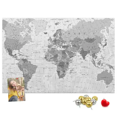 Nástenka do detskej izby Školská politická mapa sveta