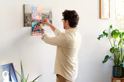Korková nástenka s motívom krajiny a mesta