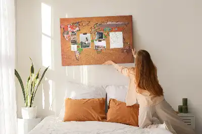 Nástenná mapa sveta s vlajkami do detskej izby