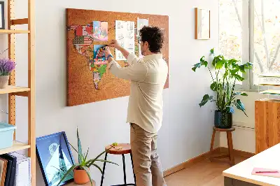 Nástenná mapa sveta s vlajkami do detskej izby