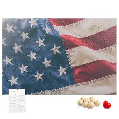 Nástenka do detskej izby s motívom americkej vlajky
