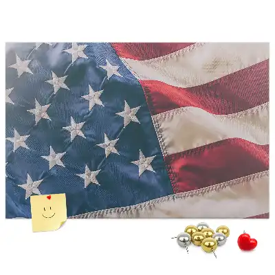 Nástenka do detskej izby s motívom americkej vlajky