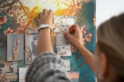 Nástenka do detskej izby Prvé puky jari