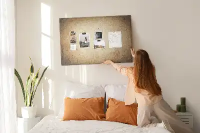 Korková nástenka Archívny zemský glóbus sépia