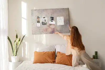 Nástenná tabuľa do detskej izby Maľovaná abstrakcia