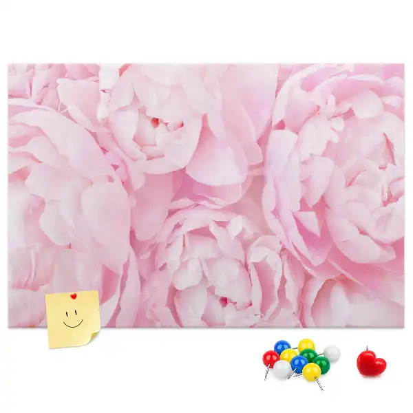 Korková nástenka s floristickým motívom rozkvetu